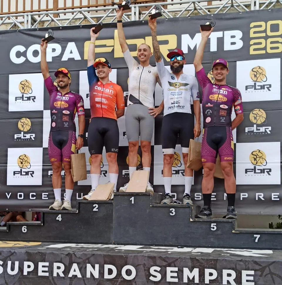 Atletas de Cordeirópolis são destaque na Copa FBR de mountain bike com 10 pódios e três vitórias